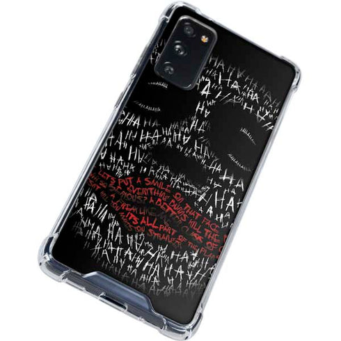 DC Comics The Joker Put a Smile On That Face Galaxy S20 FE Clear Case